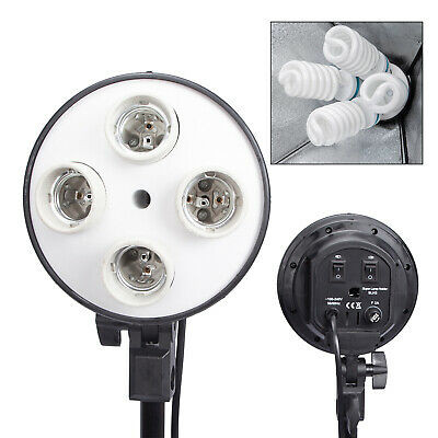 4 In 1 E27 Socket Light Lamp Bulb Holder Adapter For Photo Video Studio Softbox